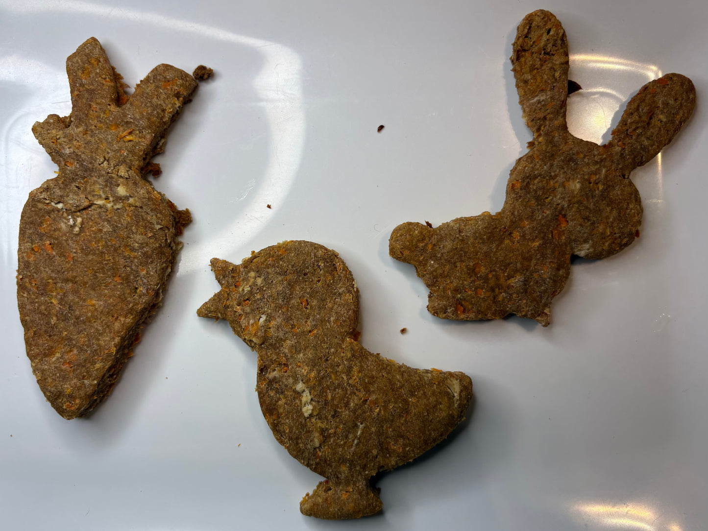 Dog Treats (Natural) - Assorted Easter Cookies