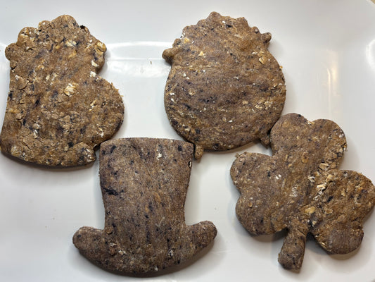 Dog Treats(Natural) - Assorted St. Patrick's Day Cookies