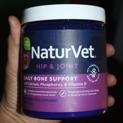 NaturVet supplement for dogs container