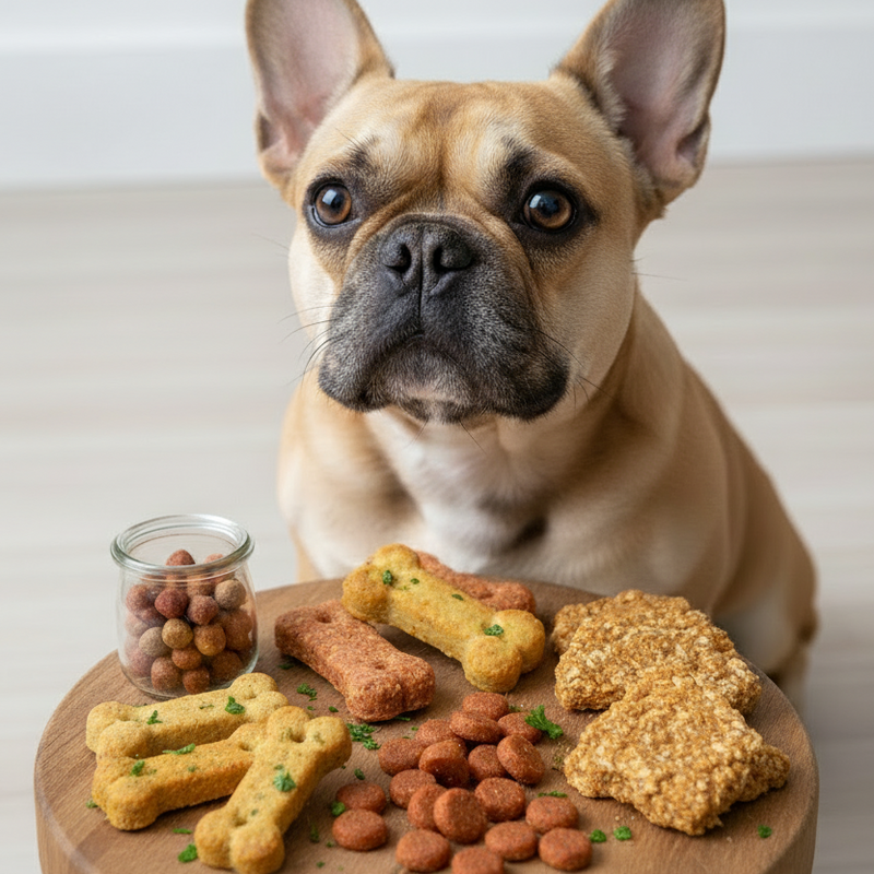 take away the dog food and leave the dog treats